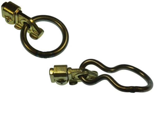 [RX1-05-13141] Double Stud Cargo Tie Down Twisted Fitting