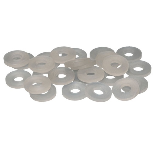 [RX1-05-15422] Spinner Washers Pack Of 25 Clear