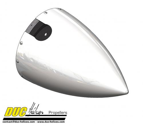 [RX1-05-22332] DUC 2 Blade White Spinner & Mount Plate 290MM 01-70-040