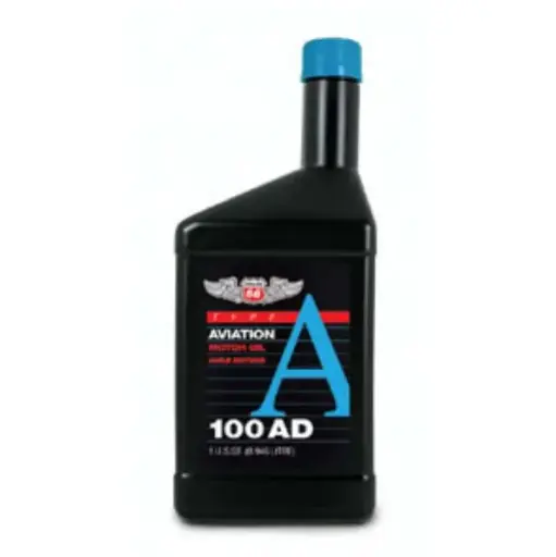 [RX1-08-05321] Phillips 66 Oil Type A Aviation 100AD SAE 50 - Case Of 12 Quarts