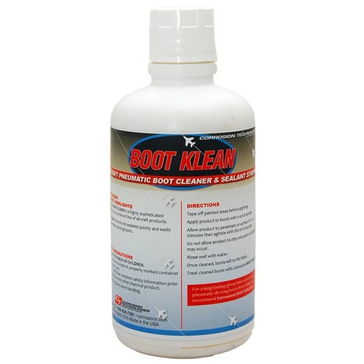 [RX1-09-05646] Corrosion Technologies Boot Klean Deice Boot Cleaner and Restorer - 1 Quart