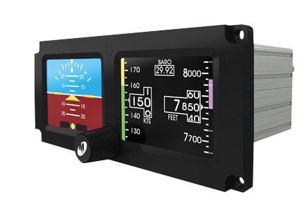 [RX1-10-06020] Mid-Continent Instruments and Avionics Standby Attitude Module Sam 10-32 VDC MD302 6420302-5