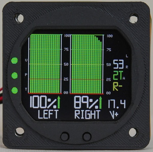 [RX1-10-06068] RADIANT FUEL GAUGE FOR RESISTIVE OR FLOAT BASED FUEL SENDERS