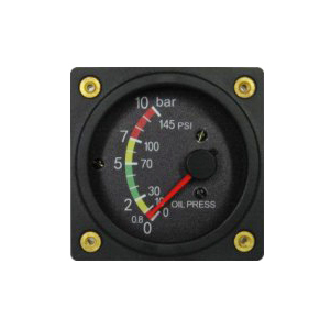 [RX1-10-06335] Swift 2-1/4 Oil Pressure 0-10 Bar 145 PSI