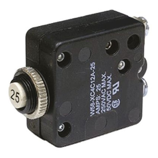 [RX1-11-03895] TE Thermal Circuit Breaker W58-XC4C12A-25