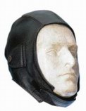 [RX1-11-10535-M] Helmet - 712 Goatskin Cotton Lined - Brown Med