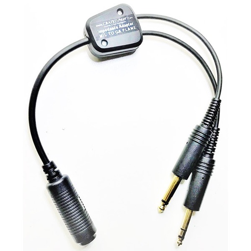 [RX1-11-16634] Military Impedance Converter Adapter Low (Mil) To Hi (Ga)