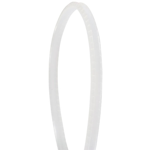 [RX1-11-18314] Natural Serrated Polyethylene Gromstrip .037 To .071 100Foot Roll