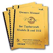 [RX1-13-00250] Taylorcraft BC12 Owners Manual