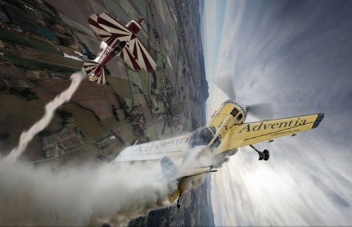 [RX1-13-13418] Jose Ocana Art Aerobatic Dual Print 21X14