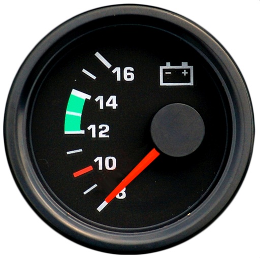 [RX1-13-16027] UL Flight Line 2 Voltmeter 8-16V Ul / Lsa