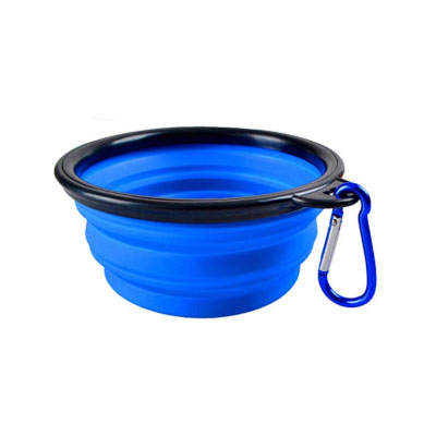 [RX1-13-23676] CollaPSIble Silicone Bowl S10079 Blue