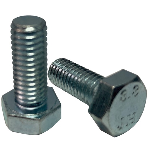 [RX1-15-05052] Bolt 8MM X 20 Coarse Zinc Steel