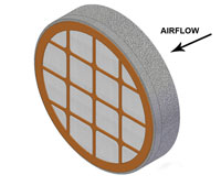 [RX1-08-05892] Brackett Aero Element Air Filter BA-3805 For BA-3810