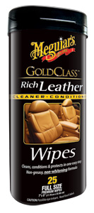 [RX1-09-02317] Meguiars Lthr Clnr 25 Wipes