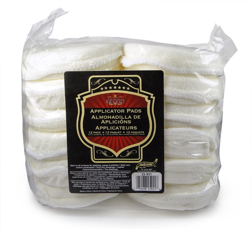 [RX1-09-04519] Terry Applicator Pad 12Pk