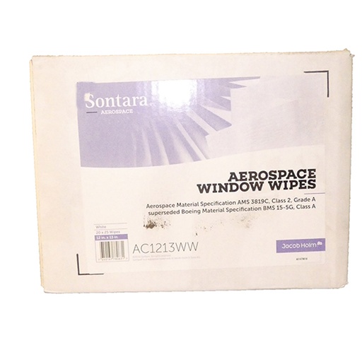 [RX1-09-05803] Sontara Window Wipes AC1213Ww Pack