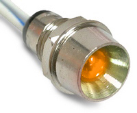 [RX1-10-04167] Electronics International Al-1 Orange Annunciator Light 12V Or 24V PMA