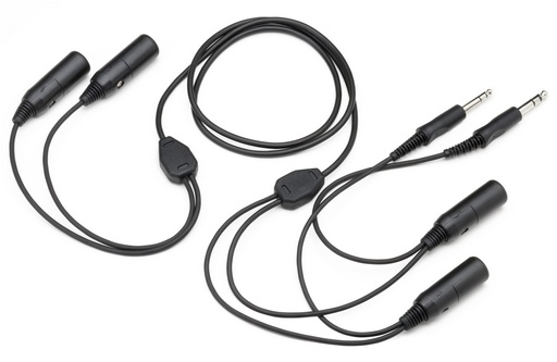 [RX1-11-06518] Pilot USA PA 72S Two Dual GA Stereo To One Dual GA Adapter