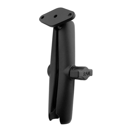 [RX1-11-19222] RAM Double Socket Long Arm With Diamond Plate