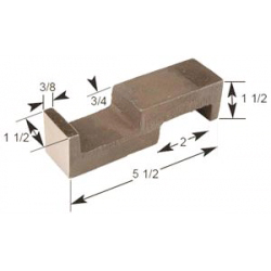[RX1-12-02908] Economy Bucking Bar 736 2.11 Lbs