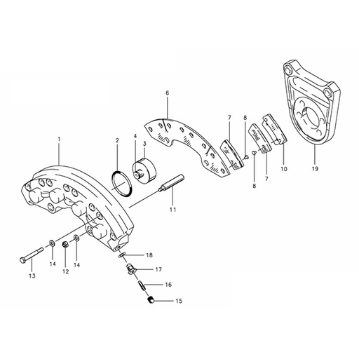 [RX1-06-02789] Cleveland Brake Assembly 30-84