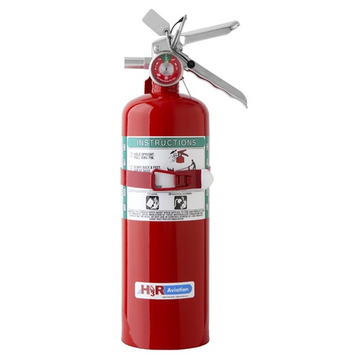 [RX1-13-02545] H3R Halon Fire Extinguisher 1211 5Lbs +
