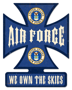[RX1-13-08259] IC13 Air Force Metal Sign 14.5 X 18.5