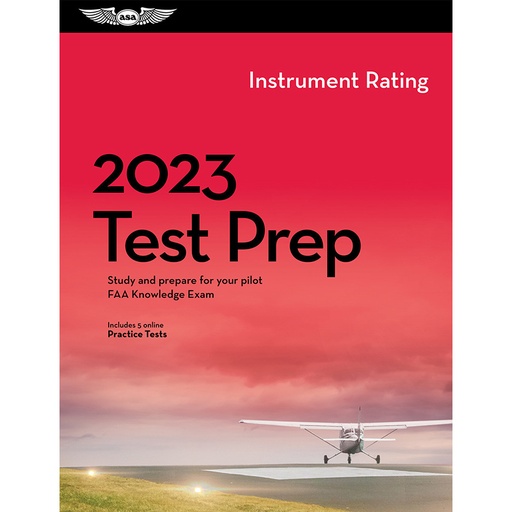 [RX1-13-10146-23] ASA INSTRUMENT RATING TEST PREP PLUS 2023