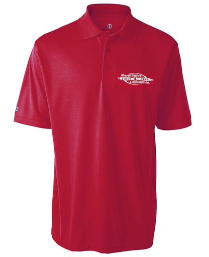 [RX1-13-11973] Spruce Polo Shirt XXL Red