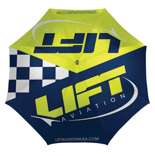 [RX1-13-19847] Av-Umb-Hvnv Lift Aviation Umbrella - Hiviz/Navy