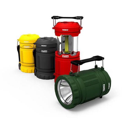 [RX1-13-20219] Nebo Poppy 300 Lumen Lantern And Spot Light