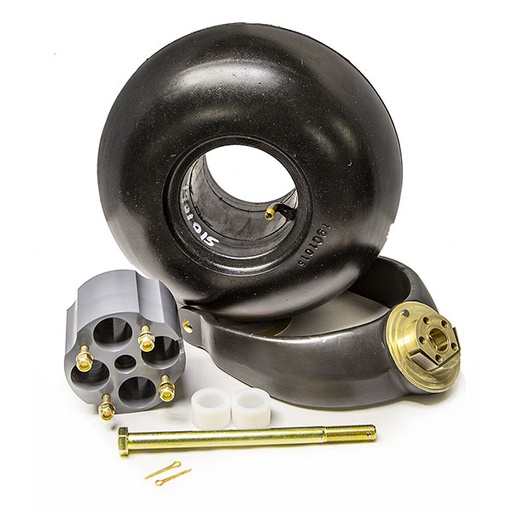 [RX1-06-03531] Twfk-3200 Tail Wheel Fork Kit With Baby Bushwell Tire