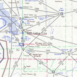 [RX1-13-30703] Ifr/VFR Us Planning Chart - Flat/Wall
