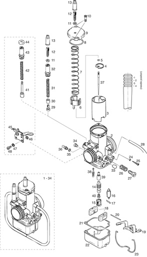 [RX1-07-00394] Bing Spring Retainer Cup Type 54 126-516-00