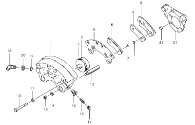 [RX1-30-52] Cleveland Brake Assembly 30-52