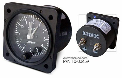[RX1-10-00459] MCI QUARTZ ANALOG CLOCK DUAL VOLTAGE MD90-1