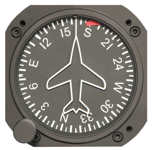 [RX1-10-01681] RC Allen 15Ak-1 3-1/8 Directional Indicator Gyro TSO