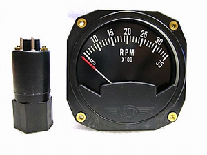 [RX1-10-02643] Westach 3-1/8 Tachometer 3GA3-1/2A