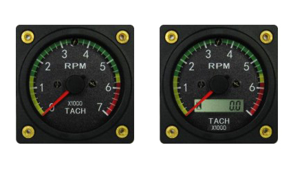 [RX1-10-06340] Swift 2-1/4 Rotax 912 914 Tachometer 0-7000 With Hourmeter