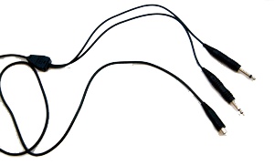 [RX1-11-05948] David Clark H10-60 Headset To Dual GA 5 Foot Straight Cable