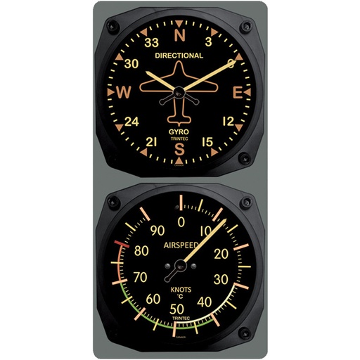 [RX1-13-10183] Vintage Arspd Therm/D Goodyear Clock