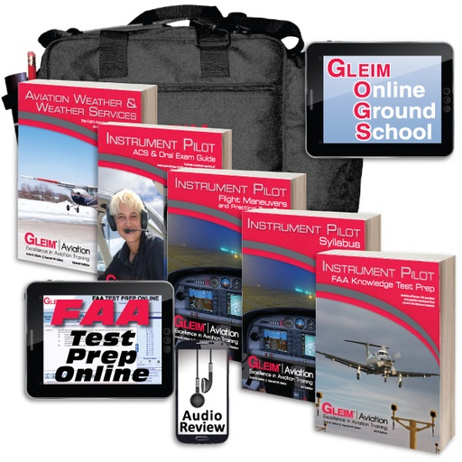 [RX1-13-11651] Gleim Deluxe Instrument Pilot Kit With Audio Review