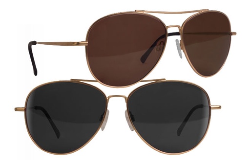 [RX1-13-19042] Scheyden Fixed Gear Liberator Non-Polarized- Titanium Frame/Bronze CR39 Lenses