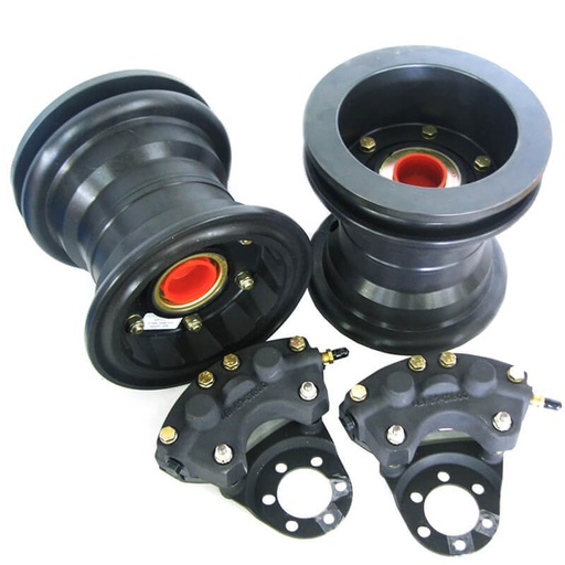 [RX1-06-02829] Alaskan Bushwheel 6 Bolt Wheel And Brake Kit For 1.5 Inch Axle