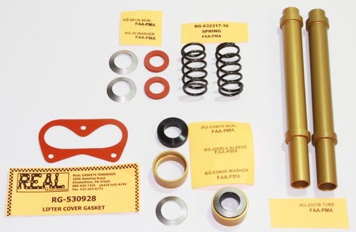 [RX1-08-04444] Real Gasket RG-200Pr-4 Pushrod Tube Seal Kit - 1Cylinder (Set Of 4)