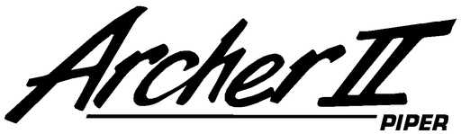 [RX1-09-43619] Archer II Decal Black