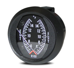 [RX1-10-01453] Swift 2 Round Dual EGT 400-1600 F / 400-1600 F