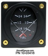 [RX1-10-03418] Swift 2-1/4 Dual Fuel Level 0-5V With Alarm