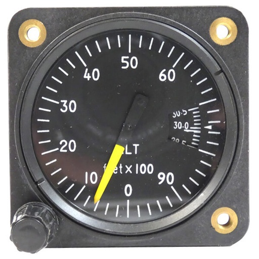 [RX1-10-05369] SKYSPORTS NON TSO 2-1/4 ALTIMETER 0-10K FT 900-1041 MBAR